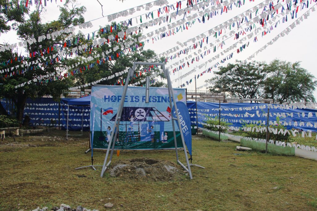 groundbreaking of hope classrooms at kapitangan national high school in paombong, bulacan