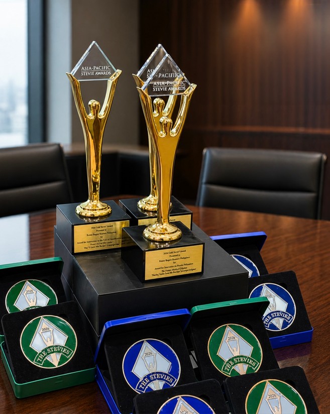 stevies trophies