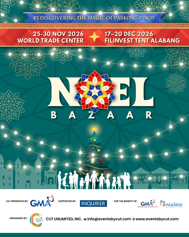 noel bazaar 2026 event poster both venues