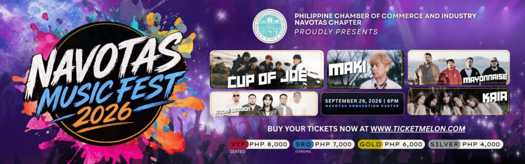 Cup of Joe, Maki, Mayonnaise, KAIA and More to Headline Navotas Music Festival 2026 poster landscape