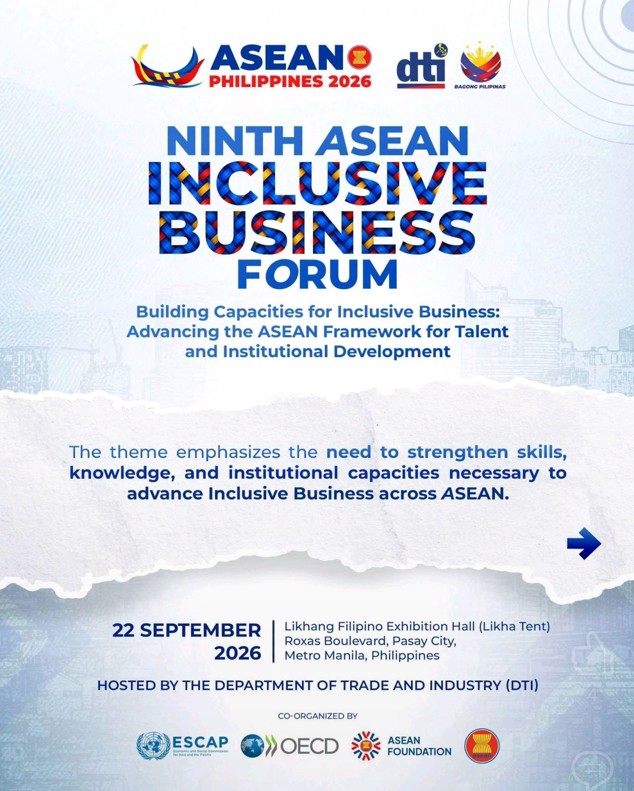 Manila Hosts 9th ASEAN Forum to Scale Inclusive Business 9th asean