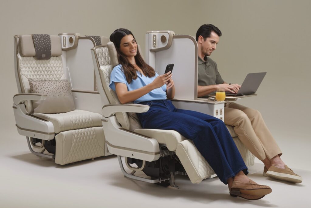 Powering Privacy in Premium Economy: Emirates Unveils the World’s First Electric Premium Economy Seat with Full-Height Privacy Screen full height privacy screen