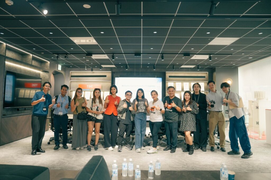 Toshiba Lifestyle's Journey to Japan: A Celebration of Craftsmanship, Culture, and Discovery (2) promo winners with winwyn marquez at the toshiba lifestyle corporation tokyo design center