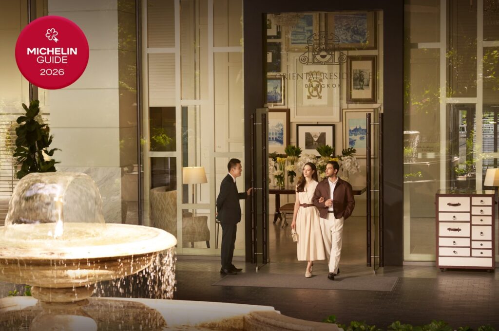 2026 michelin keys announcement lobby with red logo