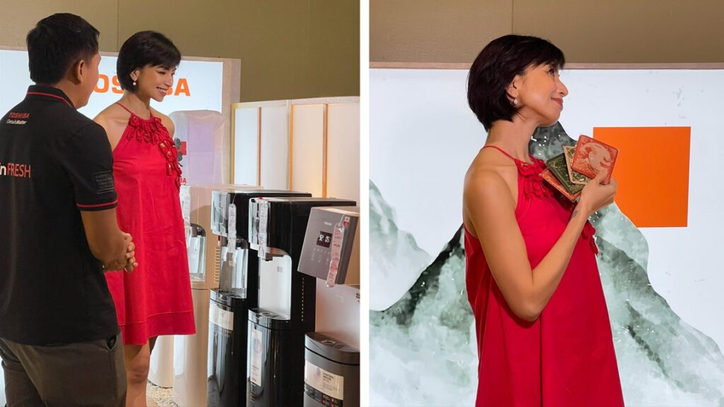 (3) glaiza de castro visits the toshiba booth