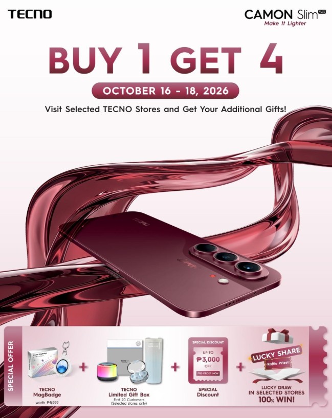 TECNO CAMON Slim 5G Now Available in the Philippines at ₱27,999, Pairing a 6.39mm Design with a 50MP Sony Camera tecno 5