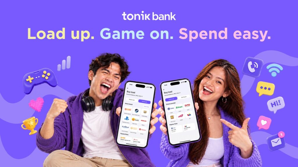Tonik Brings Everyday Spending Into the Bank with Mobile Load, Telco Promos and Game Credits tonik